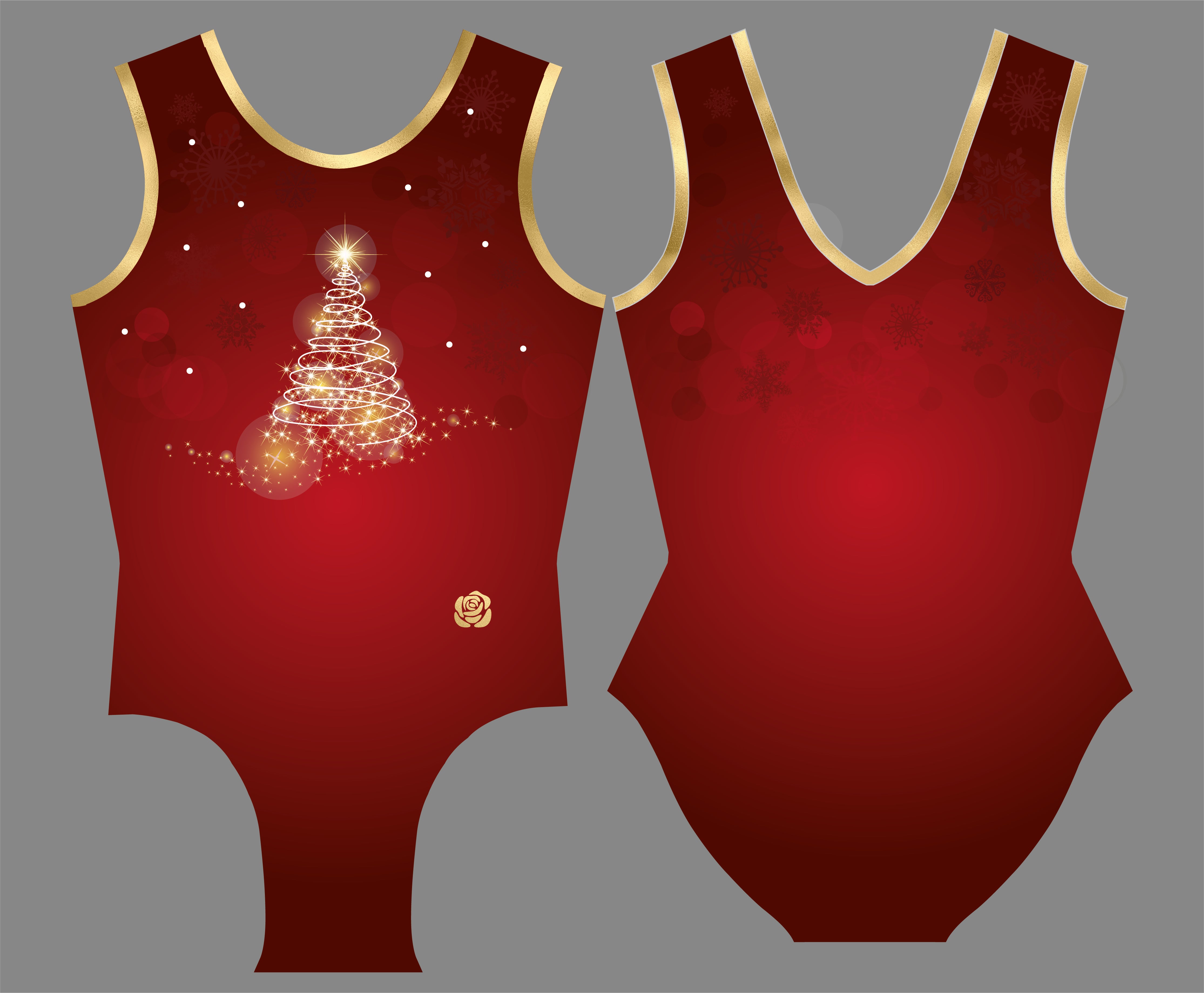 Mistletoe Gym Unitard