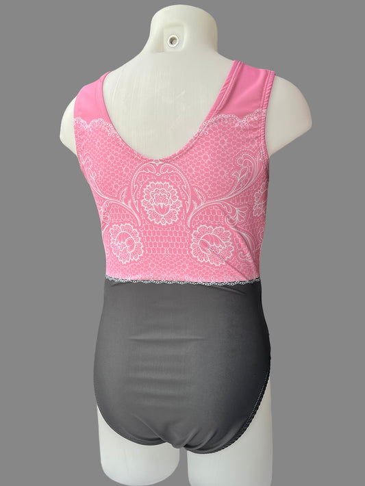 Lace Print Leotard