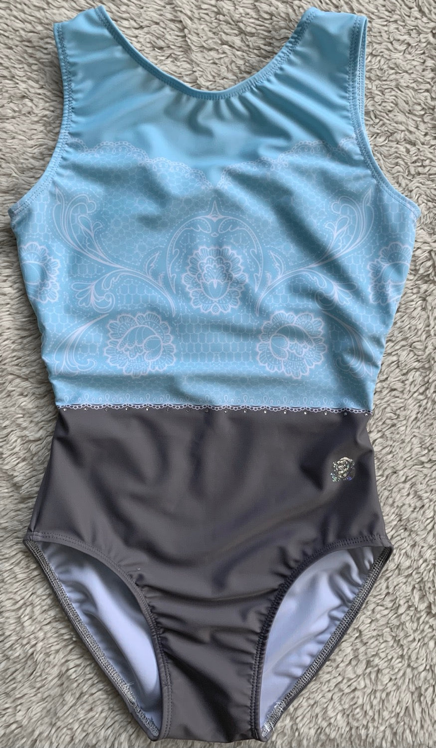 Lace Print Leotard