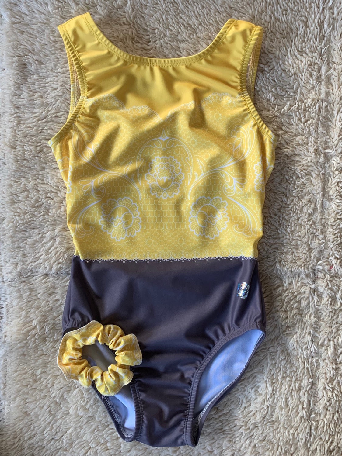 Lace Print Leotard
