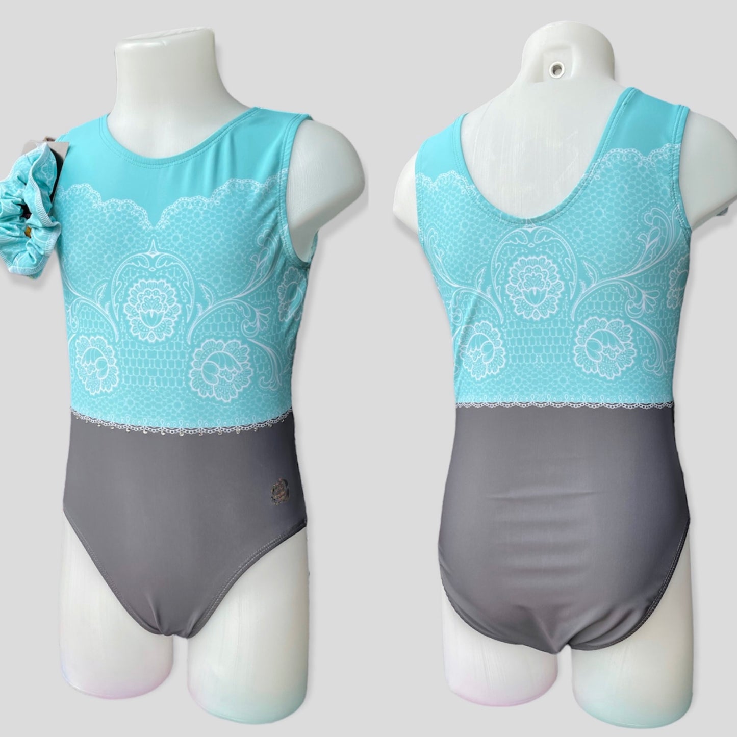 Lace Print Leotard