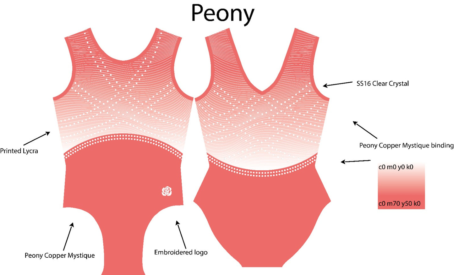 Rose Gymwear Leotards