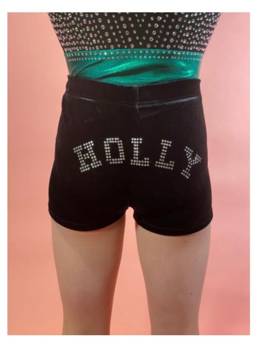 Personalised Velvet Shorts