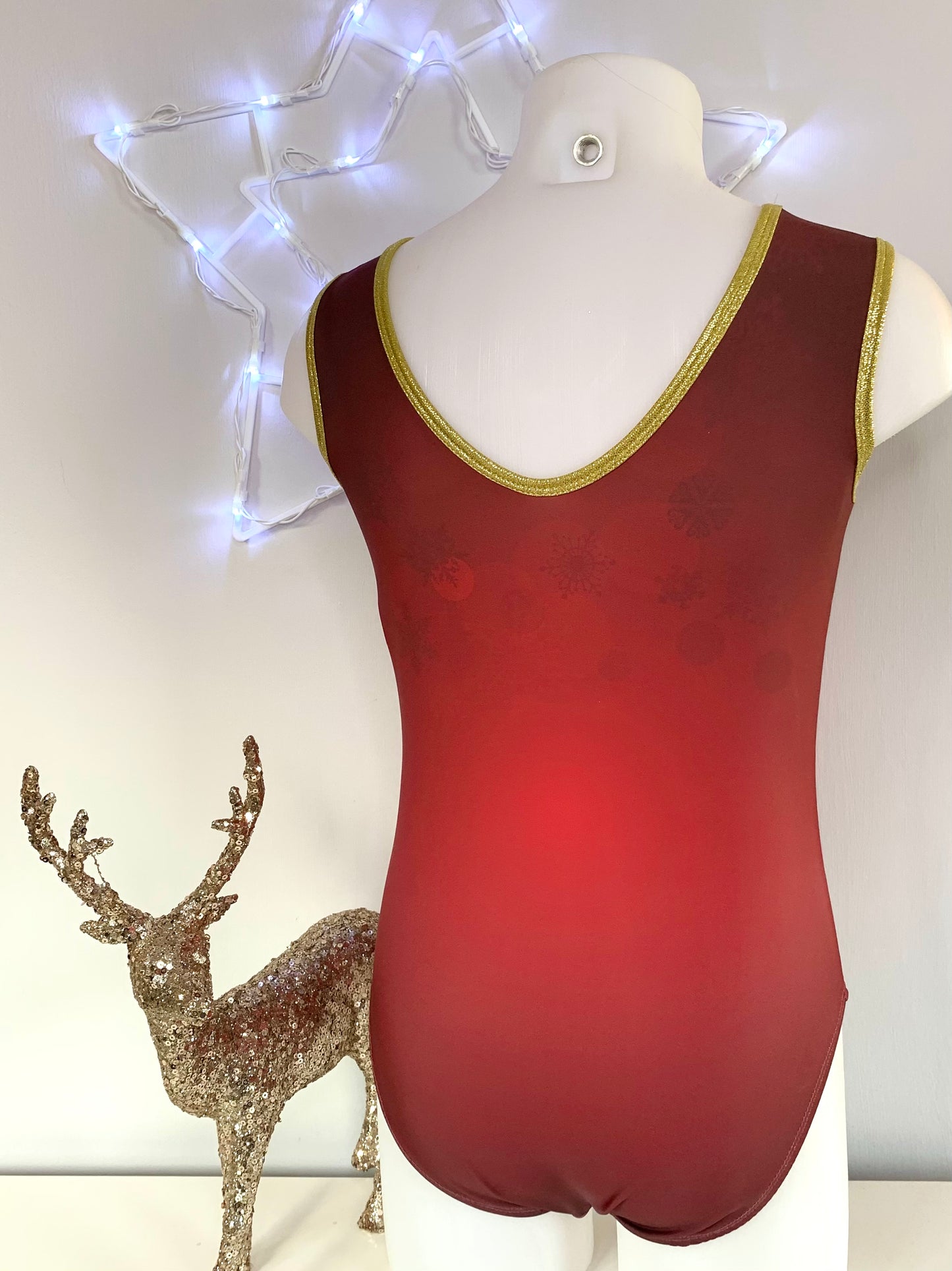 Red Christmas Tree Leotard